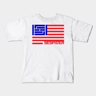 SEspider Flag [Color] Kids T-Shirt